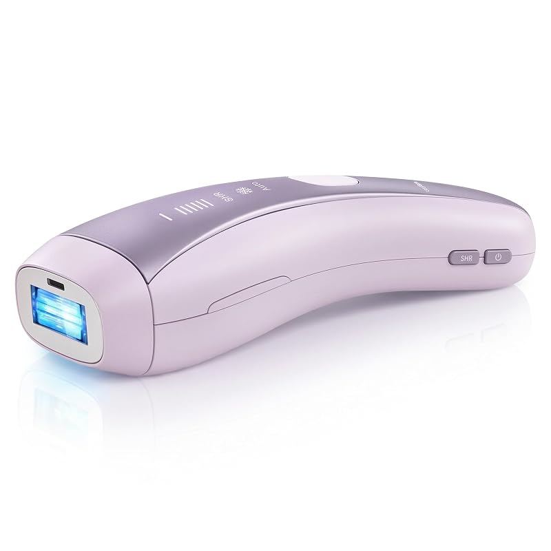 Dispositivo de depilação com luz IPL cosytime com resfriamento de safira, modo SHR e disparo automático