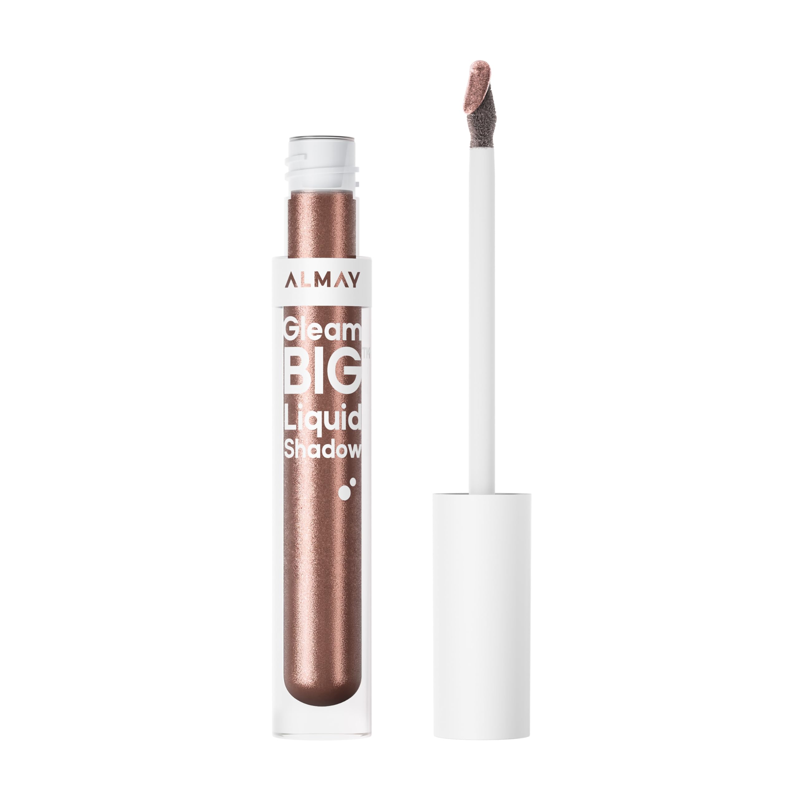 Almay Gleam Big Liquid Shadow, Eye Shimmer, 500 Booked N Bronzy 500 Booked N Bronzy 0.1 Fl Oz (Pack of 1)