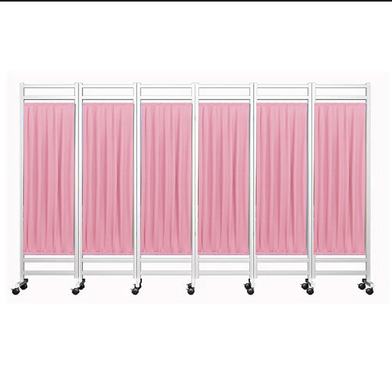 Paravent de séparation pliable pour stopper le vis-à-vis rose