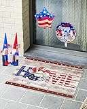 Independence Day Happy Entrance Door Mat 4th of July Eagle Low Profile Tradition Patriotic Decor Out