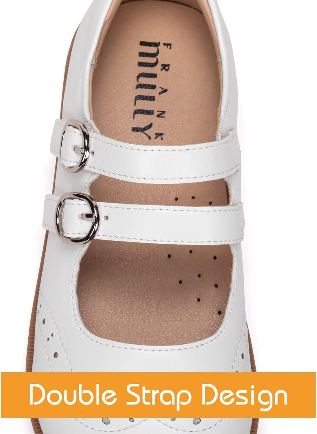 Frank Mully Girls Flats Mary Jane Shoes Round Toe Dress Shoes School Oxford Flats for Toddler/Little Kid - Image 4