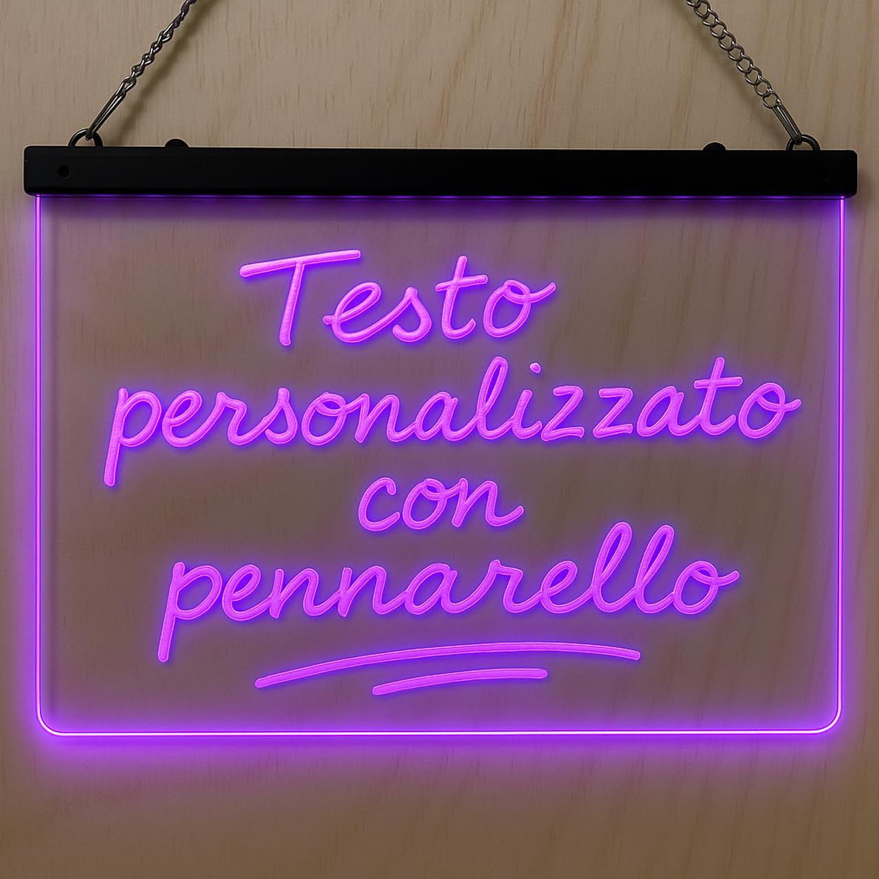 Letrero LED personalizable mesa luminosa luz multicolor para locales bares