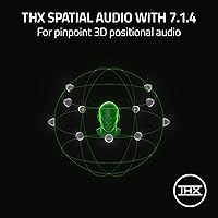 Vista 7 de Razer BlackShark V3 Wireless Gaming Headset for PC: 50mm Drivers - Super Wideband Mic - 2.4 GHz, Bluetooth, USB - Works with Mac, PS5, Nintendo Negro