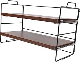 Holibanna Prateleira De Armazenamento De Mesa Estante Para Escritório Mini Material De Escritório Pia Prateleira Organizador De Estante Industrial Organizador De Prato Rack Para Estante De