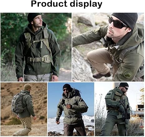 Veste Softshell Homme Imperméable - Doublure Polaire, Multi-poches - Idéale Pour Randonnée, Travail, Pêche Ou Style Urbain