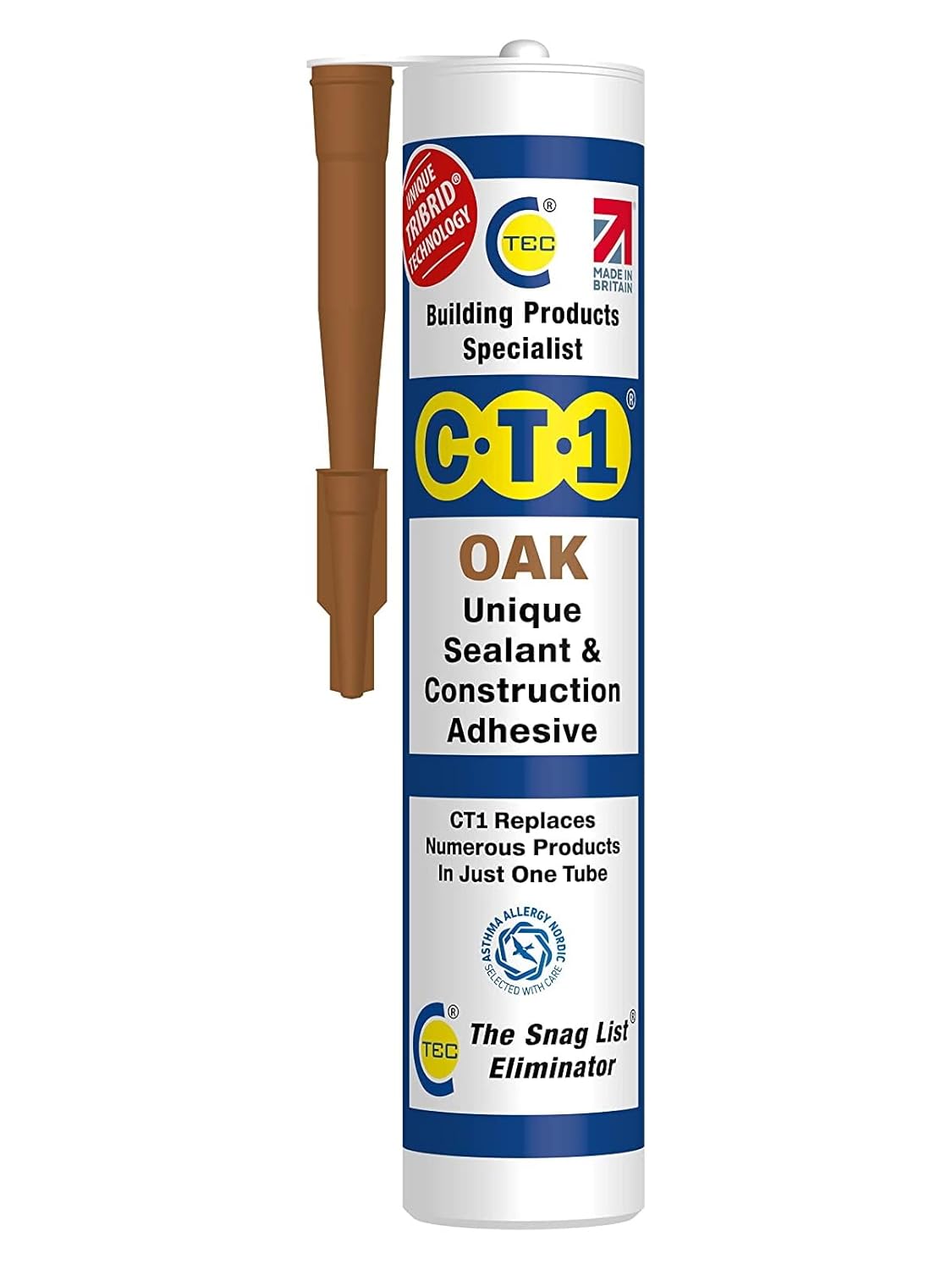CT1 Oak TRIBRID® Multi Purpose Sealant & Adhesive - 290ml