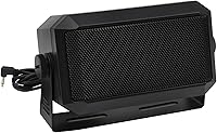 Vista 1 de Altavoz rectangular de comunicaciones externas para radioaficionado o CB y escáneres, 5 vatios, color negro