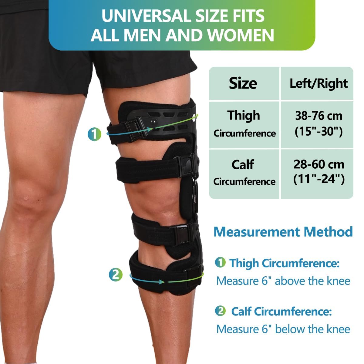 Rodillera Oa Unloader para Osteoartritis De Rodilla, Artritis Reumatoide, Dolor Y Degeneración De La Articulación De La Rodilla
