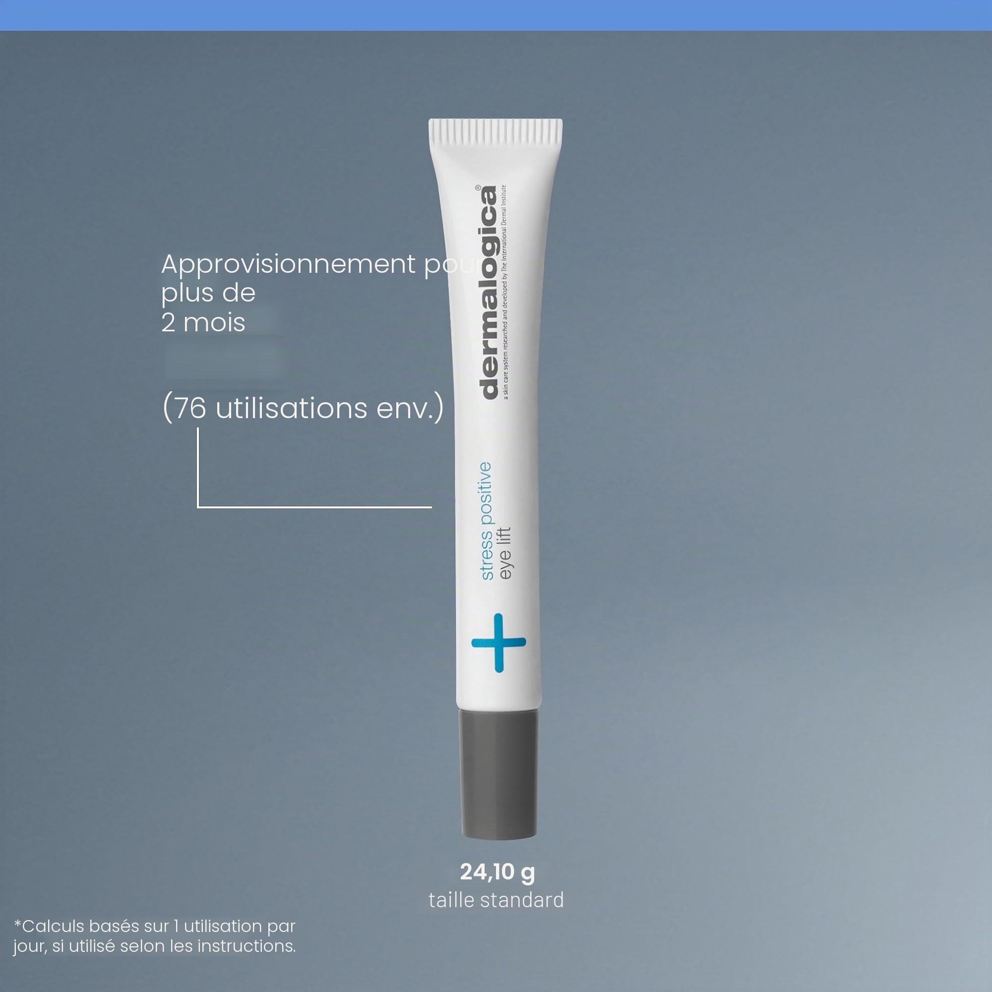 Dermalogica Stress Positive Eye Lift Anti-Poches 25ml | Soin yeux rafraîchissant qui aide à réduire les poches, les signes de fatigue et le teint terne autour des yeux.