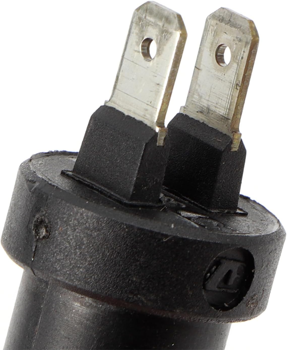 Transmission Speed Sensor Set, 2PCS Input Output Sensor Replacement for ZF4HP22 ZF5HP24 ZF5HP30 Gearbox, Black ABS Material