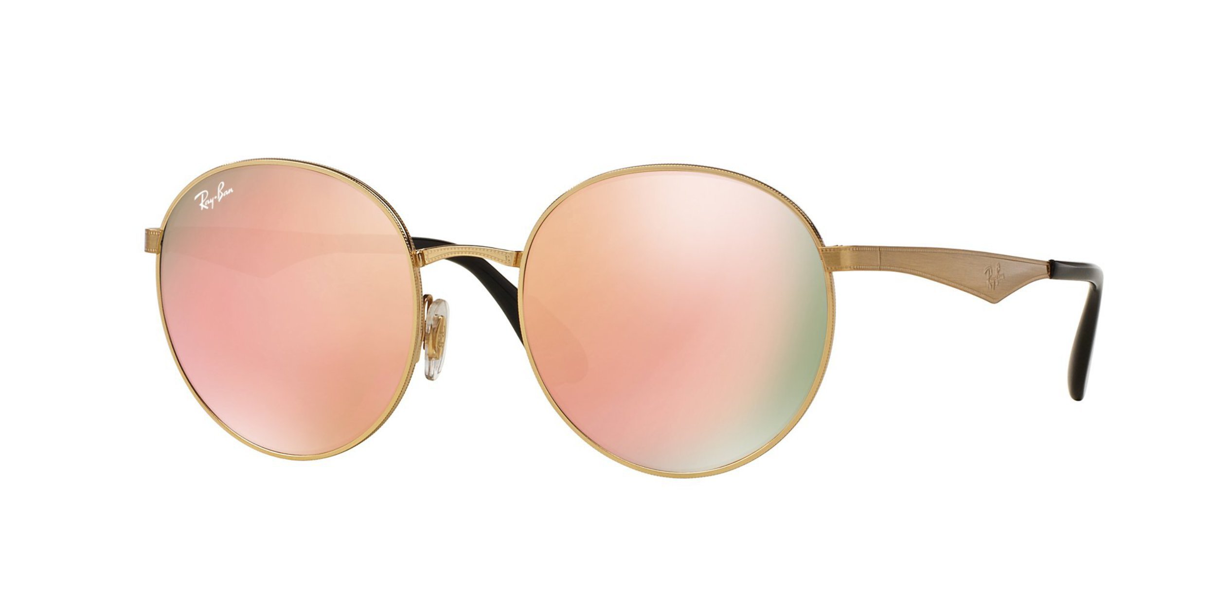 Amazon.com: Ray-Ban Women's Highstreet Round Sunglasses, Gold
