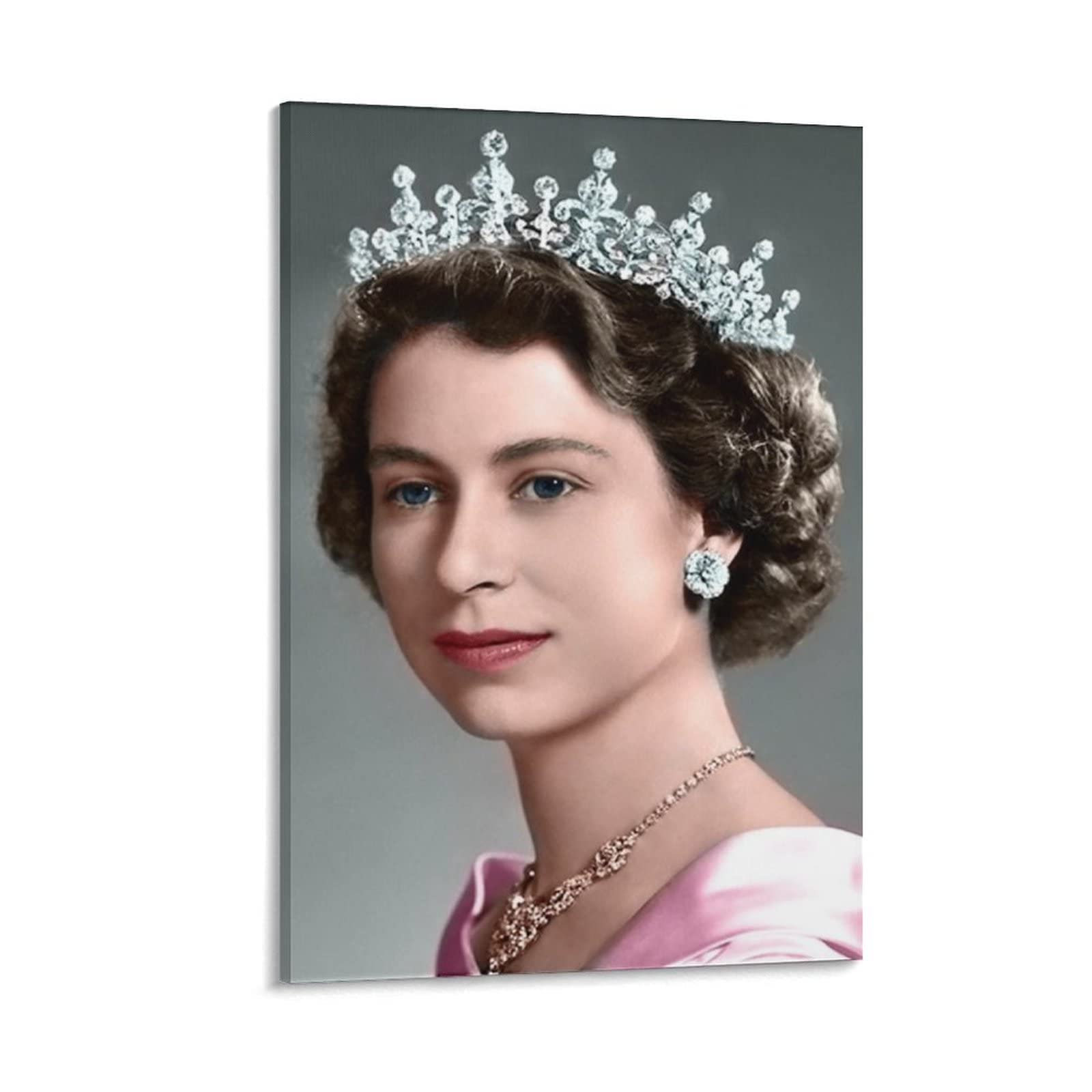 Amazon Co Jp エリザベス女王英国 ポスターエリザベス女王壁飾りポスター アートパネル キャンバス ポスター 壁アート 誕生日ギフト ホームアートワーク エリザベス2世の女王の版画 画像 ファッションの女王肖像画女王 エリザベス2世queen Elizabeth Ii キャンバス