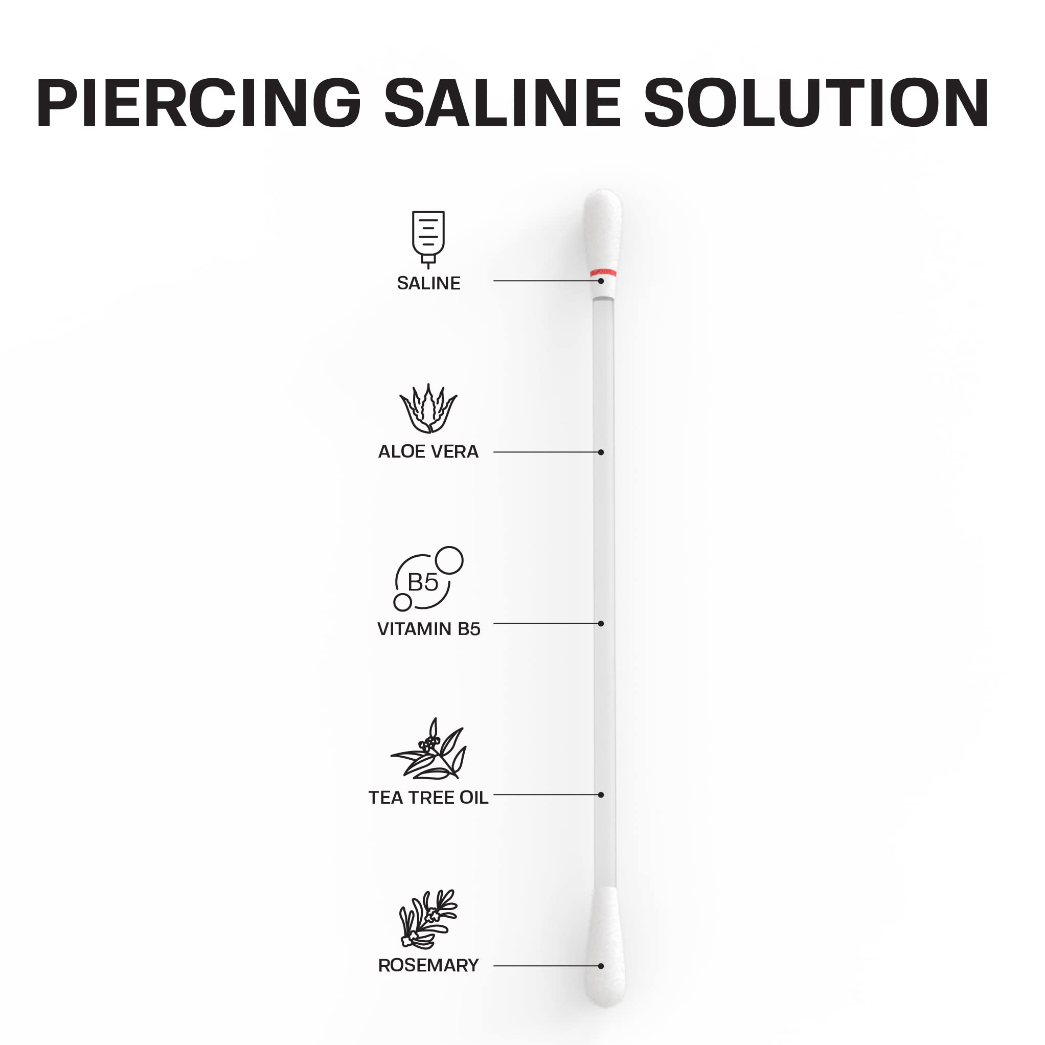 Buy Base Labs Piercing Aftercare Swabs for Piercing Bump Treatment