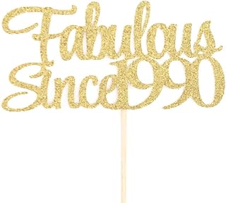 Atelier Elegance Fabulous Since 1990 Cake Topper, 30th Birthday Cake Topper, 30th Anniversary Topper