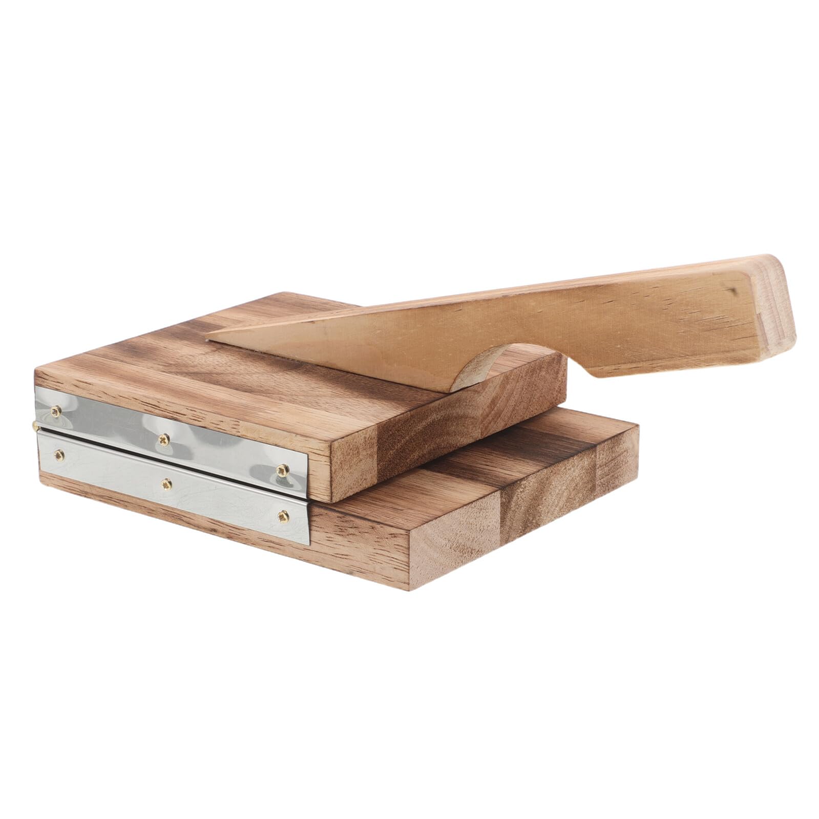 GARVALON Pressa per la Pasta dei Ravioli in Legno Stampo Manuale per Gnocchi e Tortine Utensile da Cucina Versatile per Preparazioni Cinesi e Tortillas Facile da Pulire e Adatto a Tutta