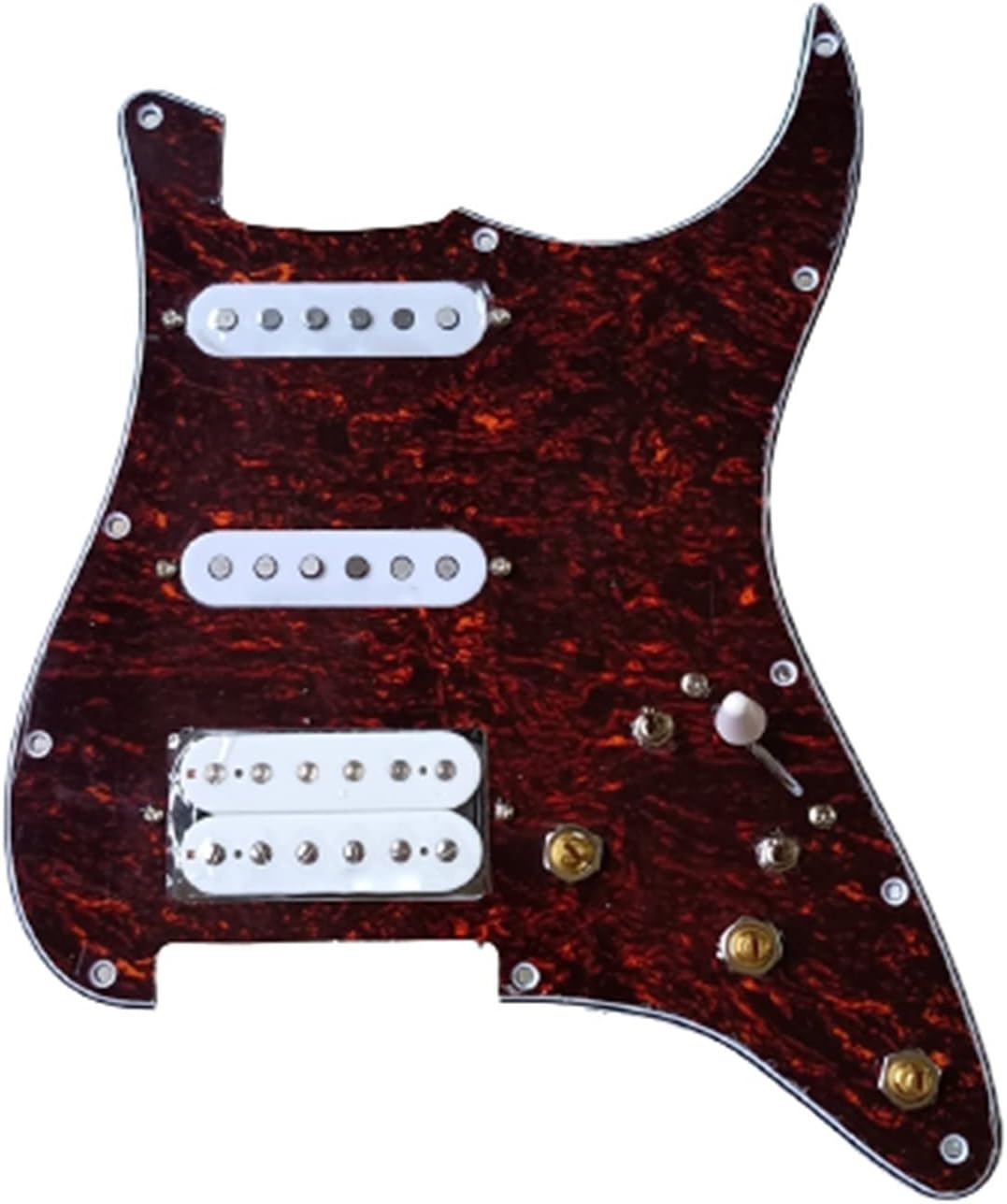 pickguard Pickup SSH Prewired Pickguard Set White Alnico 5