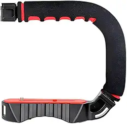 Suporte Estabilizador Portátil U-Grip Pro U Ulanzi para Câmera e Smartphone Preto – Estabilização Profissional, Leve e Durável, 3 Sapatas Fria