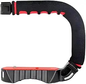Suporte Estabilizador Portátil U-Grip Pro U Ulanzi para Câmera e Smartphone Preto – Estabilização Profissional, Leve e Durável, 3 Sapatas Fria