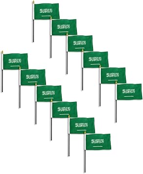 Saudi Arabia flag 4 x 6 inch 12 PK