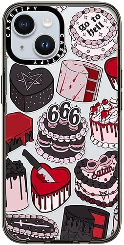 CASETiFY Chiara LB Art - Funda compacta para iPhone 15, 2 veces probada contra caídas de grado militar, protección contra caídas de 4 pies, color