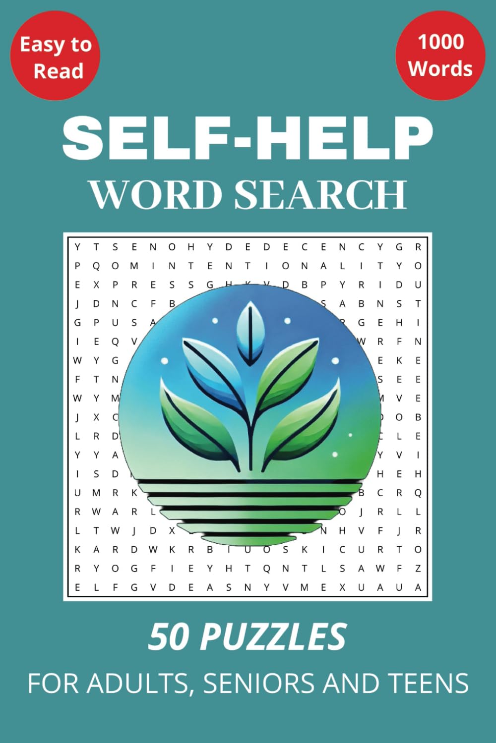 Self-Help Word Search Puzzle Book: Word Search with Easy to Read Large Print about Self-Help, Self-Improvement, Self-Development and Growth | 1000 … Teens | Gift for Vacations and Holidays
