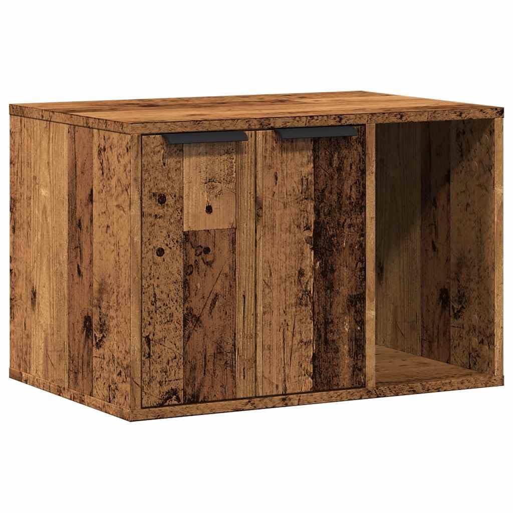 Katzenstreu Möbel Altes Holz Technisches Holz Katzentoilette Katzentoilette Couchtisch für Wohnzimmer Schlafzimmer Balkon