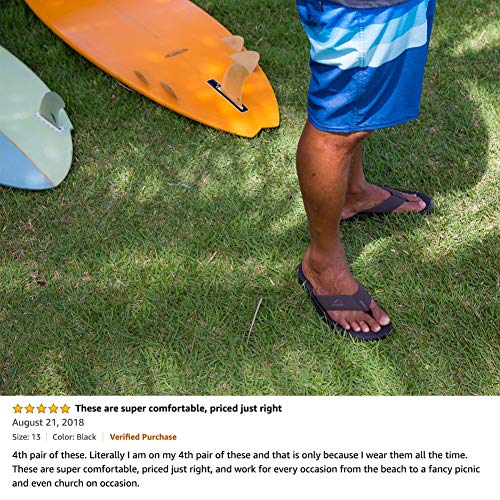 Reef mens Phantoms Flip Flop, Brown, 11 US - Image 8