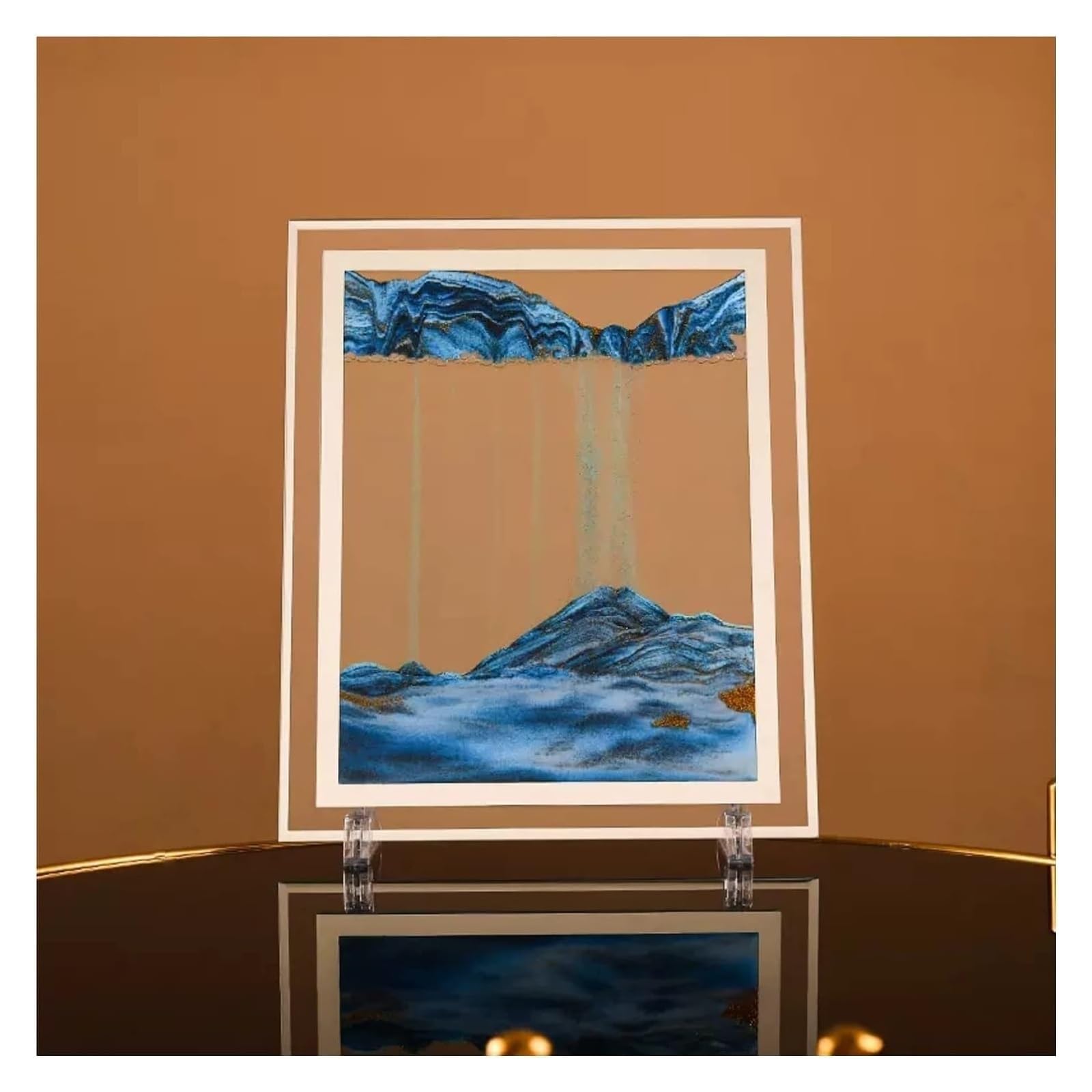 Ornements de bureau paysage de sable en mouvement - Cadeau idéal original 7in