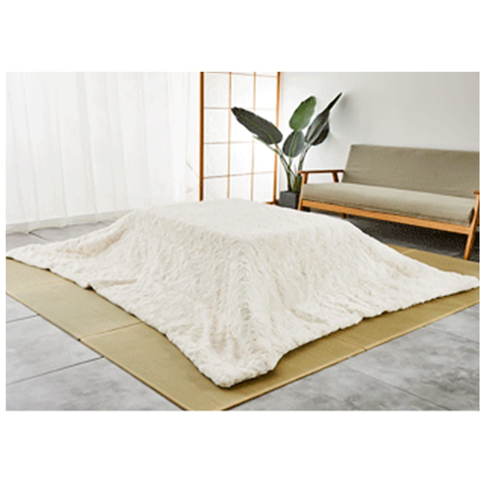 Amazon.com: Heater Table with Heater, Large Warm Quilt u0026 Mat, Wooden  Japanese Heating Table with Detachable Table Legs, for Home, Reading,  Dining (Size : 105cm-E1) (105cm) : Home u0026 Kitchen