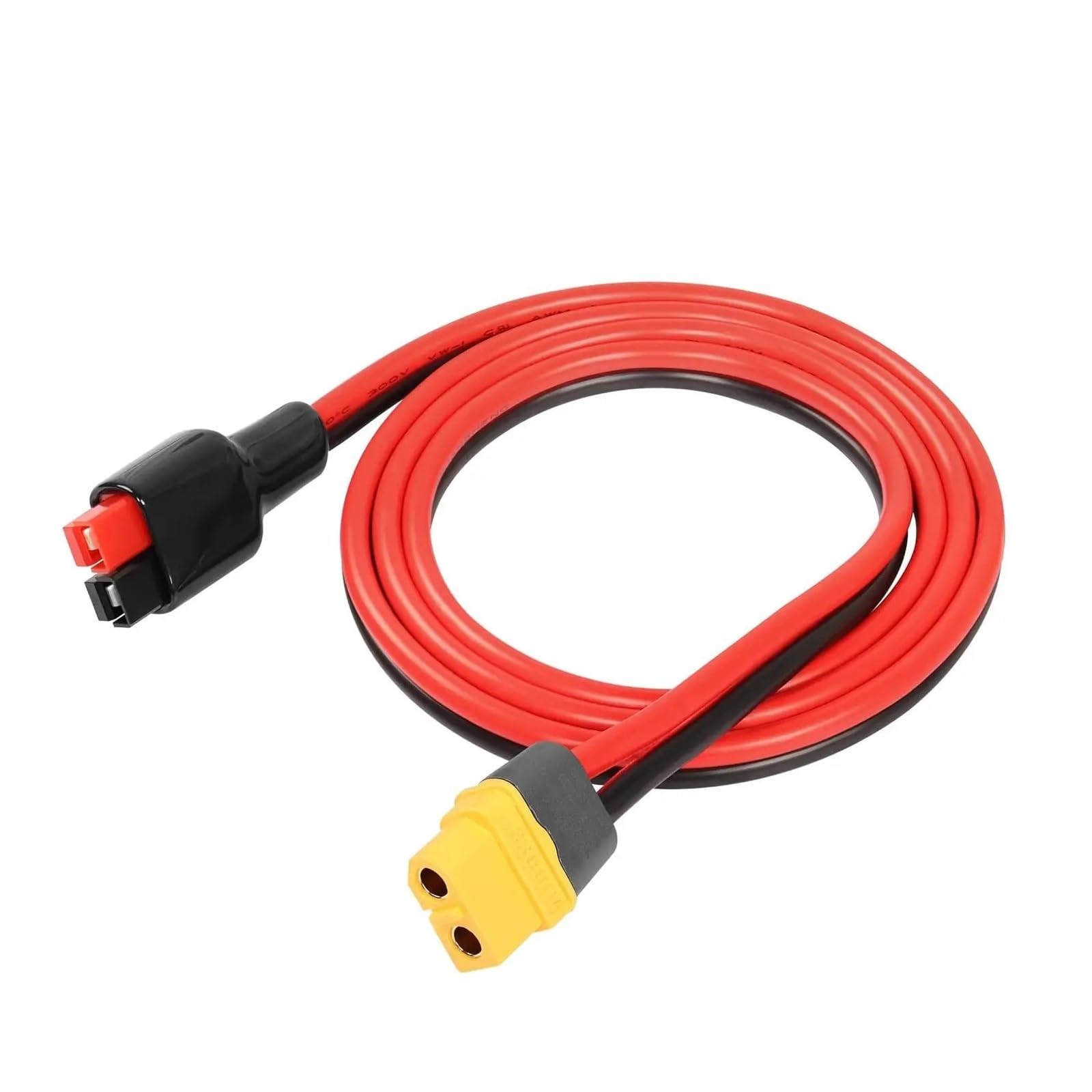Wtyczka i gniazda z kablami XT60H-F do podłączenia modelu samolotu, interfejs 45A, gniazdo XT90, kabel adaptera, 12 AWG, drut silikonowy, wtyczka baterii litowej (XT60-F, 300 cm)