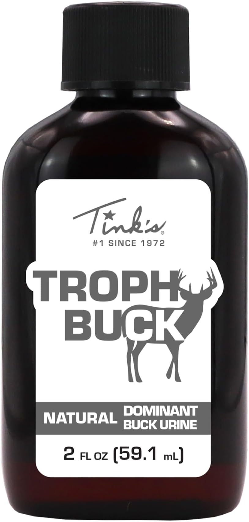 TINK'S Trophy Buck Lure Glass Bottle, 2 oz.