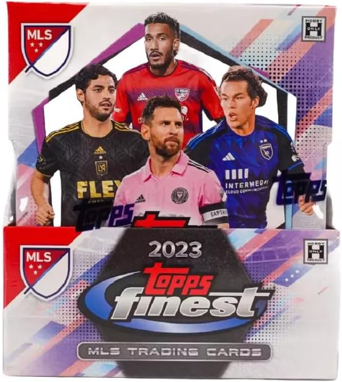 2023 Topps Finest MLS Major League Soccer Hobby Box, Gray