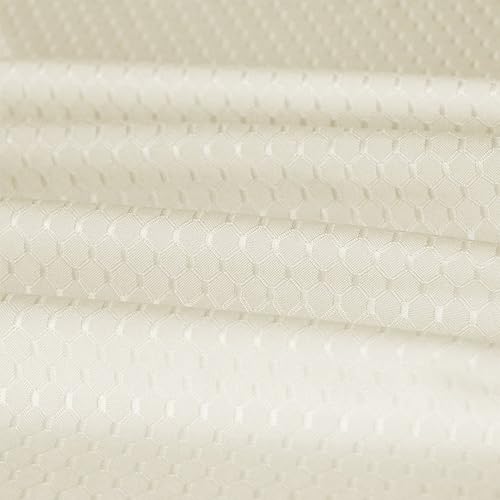 Miniatura 5 de Tektrum Mantel de jacquard redondo de 70 pulgadas, resistente al agua, resistente a las manchas, a prueba de derrames, ideal para cenas, banquetes,