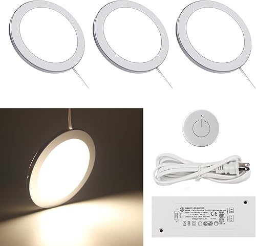 VST Mini panel de iluminaciĂłn para debajo del gabinete, 3 piezas de 3.94 pulgadas, 12 V 2.5 W (total 7.5 W) con interruptor de atenuaciĂłn VST Mini panel de iluminaciĂłn para debajo del gabinete, 3 piezas de 3.94 pulgadas, 12 V 2.5 W (total 7.5 W) con interruptor de atenuaciĂłn