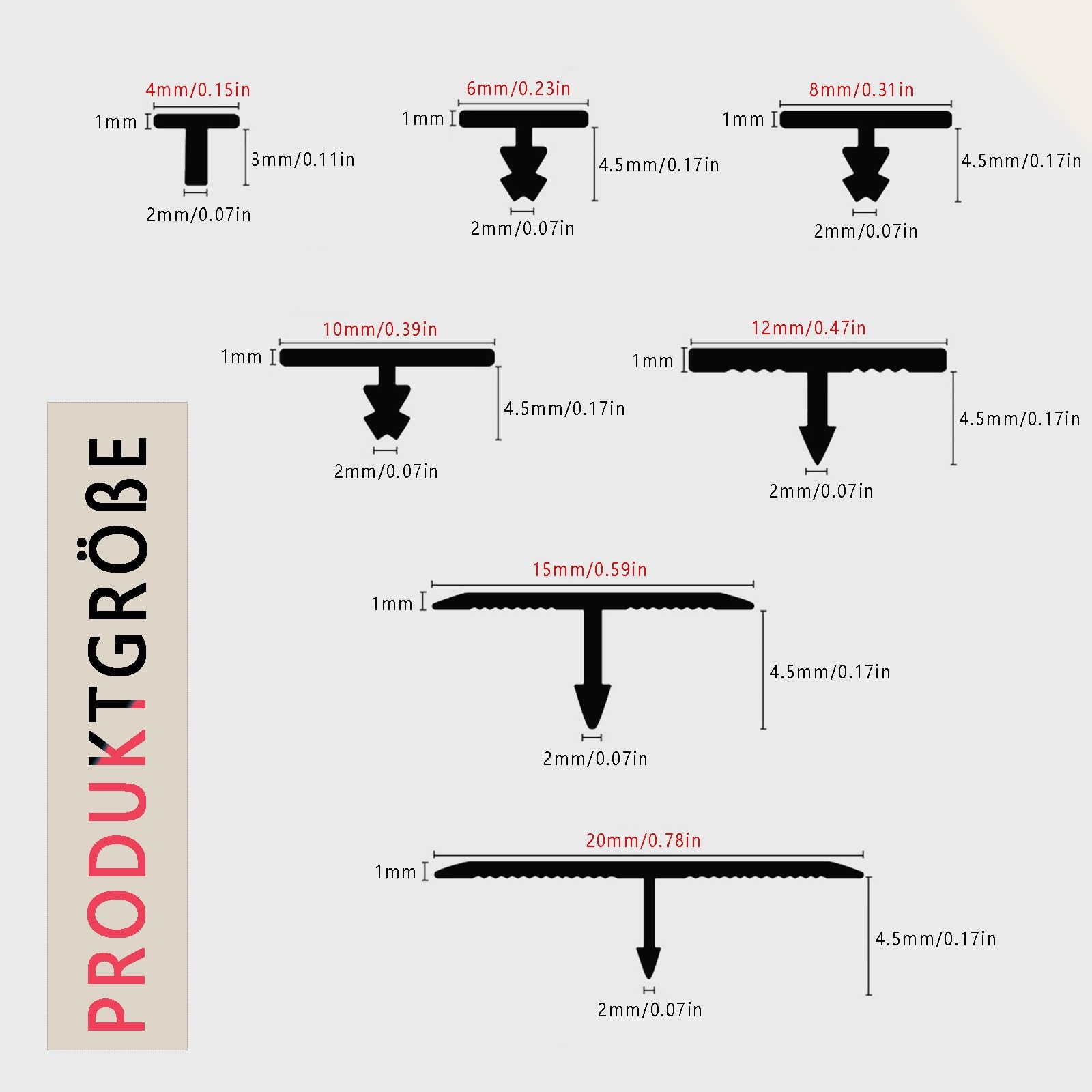 Perfil De Transición De Aluminio Anodizado, 3 Piezas De 100cm, Riel Para Compensación De Bordes De Piso, Tiras Para Baldosas Y Laminados, Perfil Para Transición De Suelos Y Terminación(Aprikos