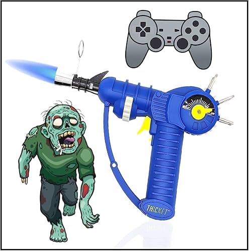 Miniatura 2 de Raygun - Encendedor de antorcha con llama ajustable y bloqueo de seguridad (azul marino)