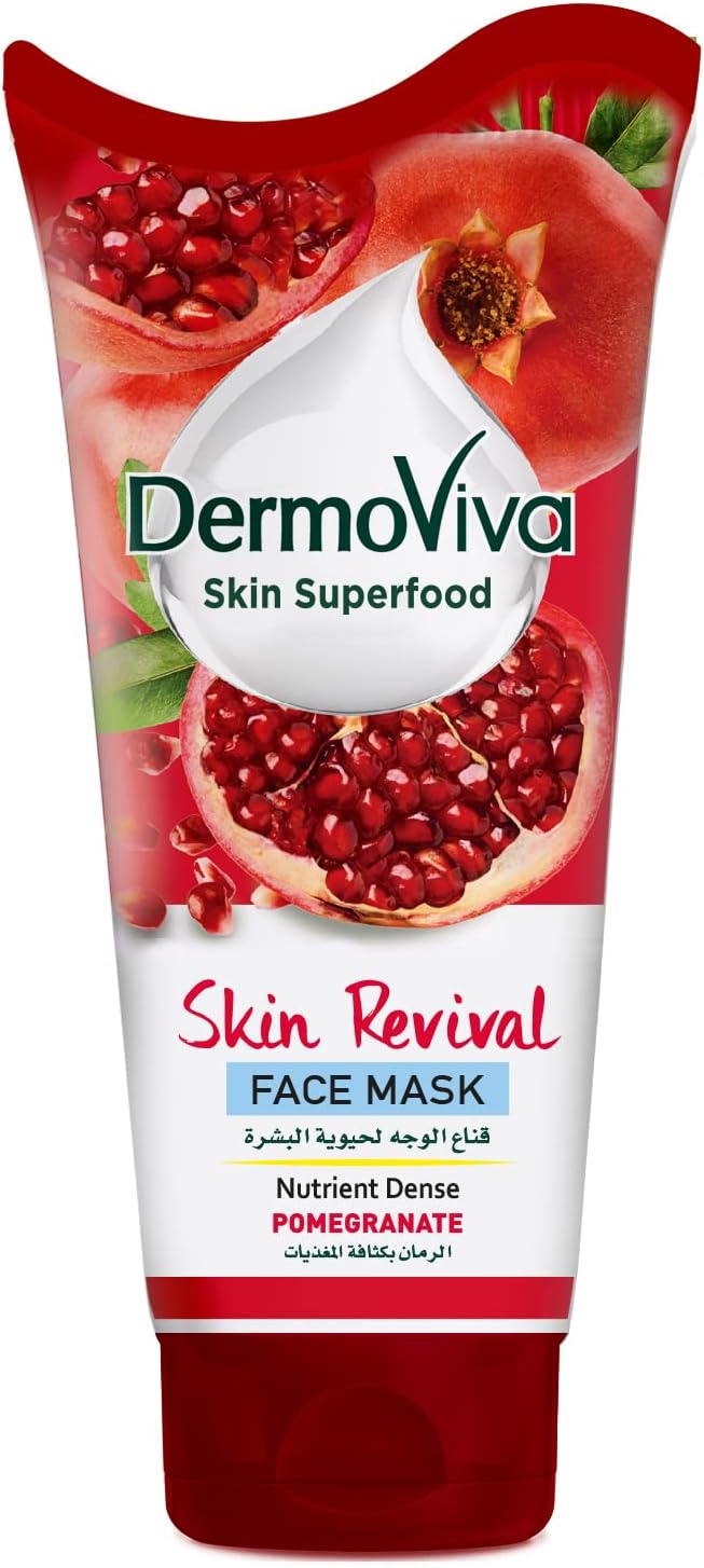 DermoViva Skin Revival Pomegranate Face Mask - 150 ml