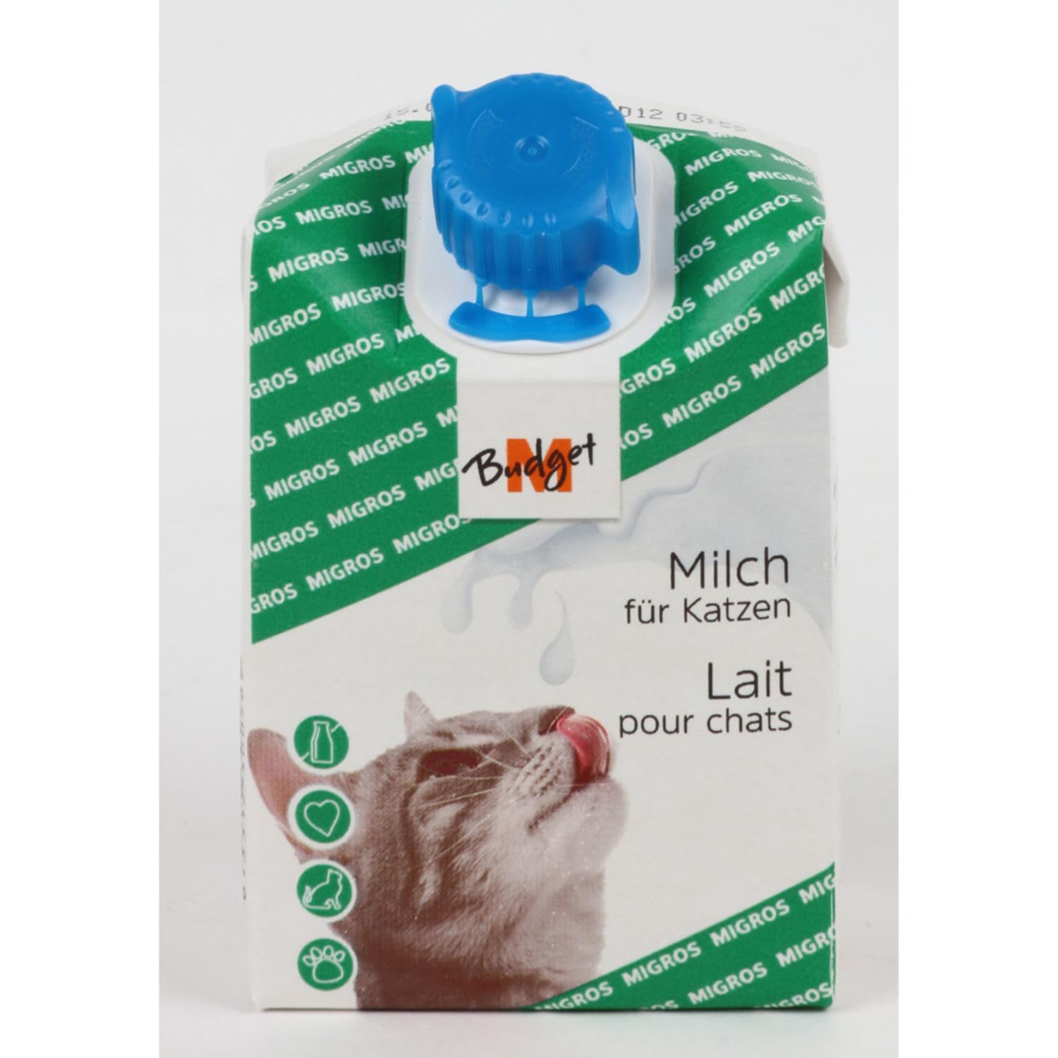 BURI 18x 200ml Katzenmilch Milch für Katzen ohne Zuckerzusatz laktosefrei fettreduziert mit Taurin und Vitaminen Leckerli Leckerlis Katze Milch Snack gut verträglich Vorratspackung 18 Stück = 3,6L