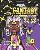 NATURALLY CUTE FANTASY COLORING BOOK