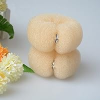 Vista 3 de Anillo mágico para el cabello herramienta de rollo anillo de espuma para el cabello moldeador cierre a presión hebilla larga anillo de cabello