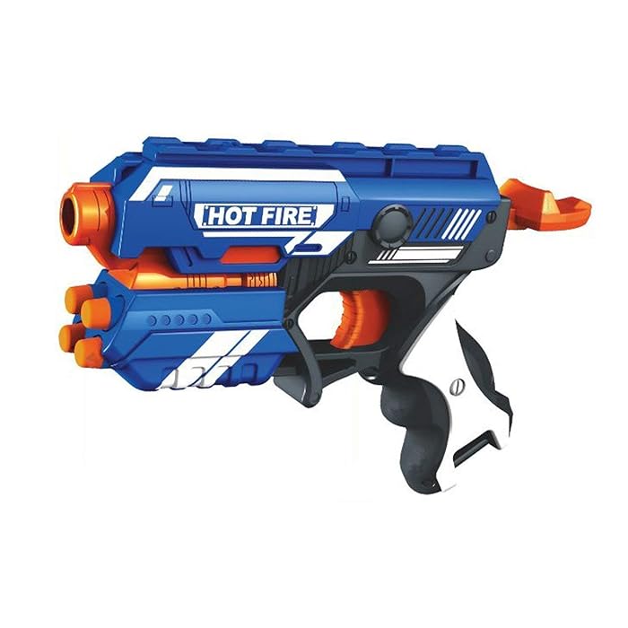 Buy HS Blaster Gun Toy, Safe and Long Range Shooting Gun, (5 Foam