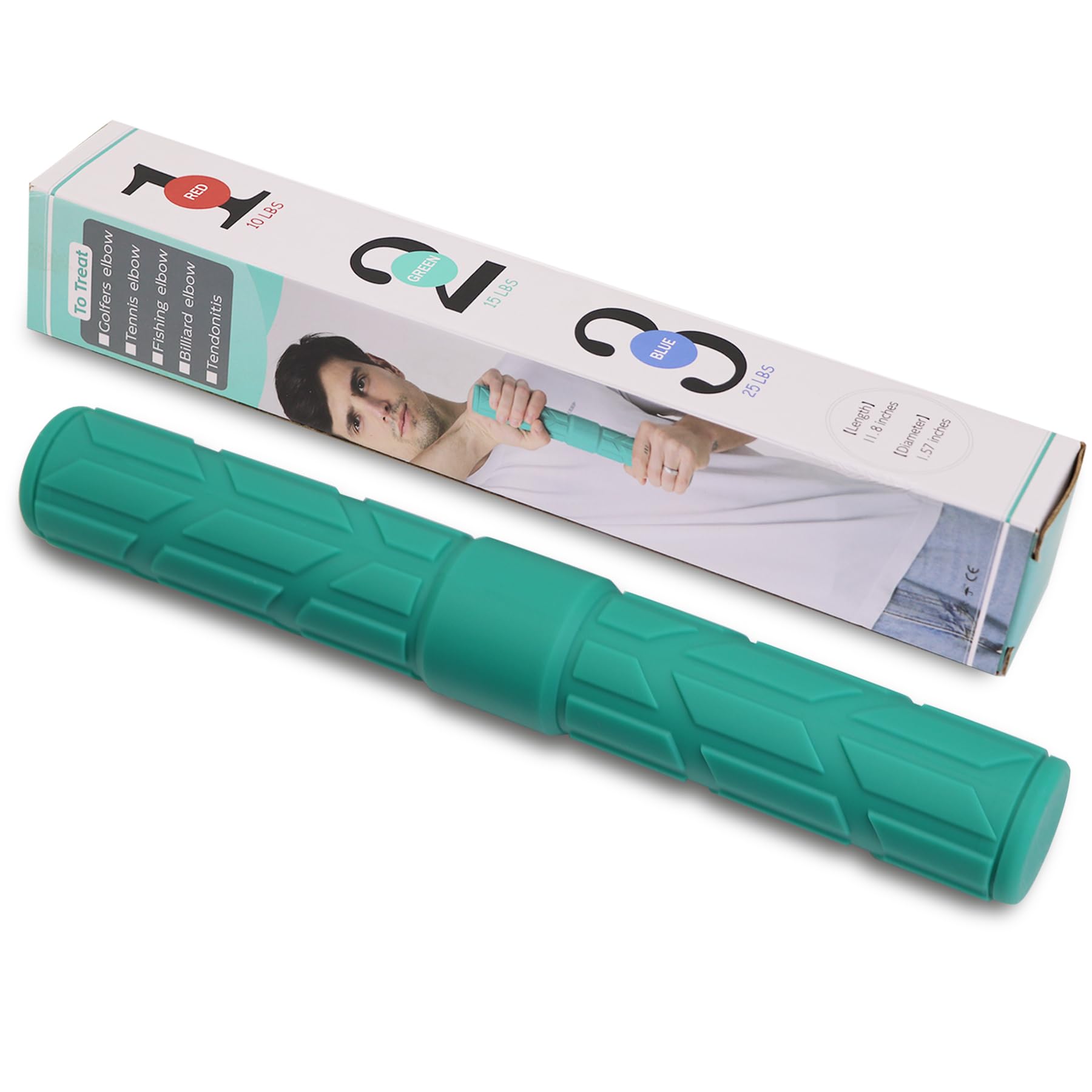 Flex Therapy Bar for Physical Therapy, Resistance Bar Relieves Tendonitis Pain,Hand Therapy Bar for Tennis Elbow, Golfer's Elbow, Wrist, Forearms Pain Relief