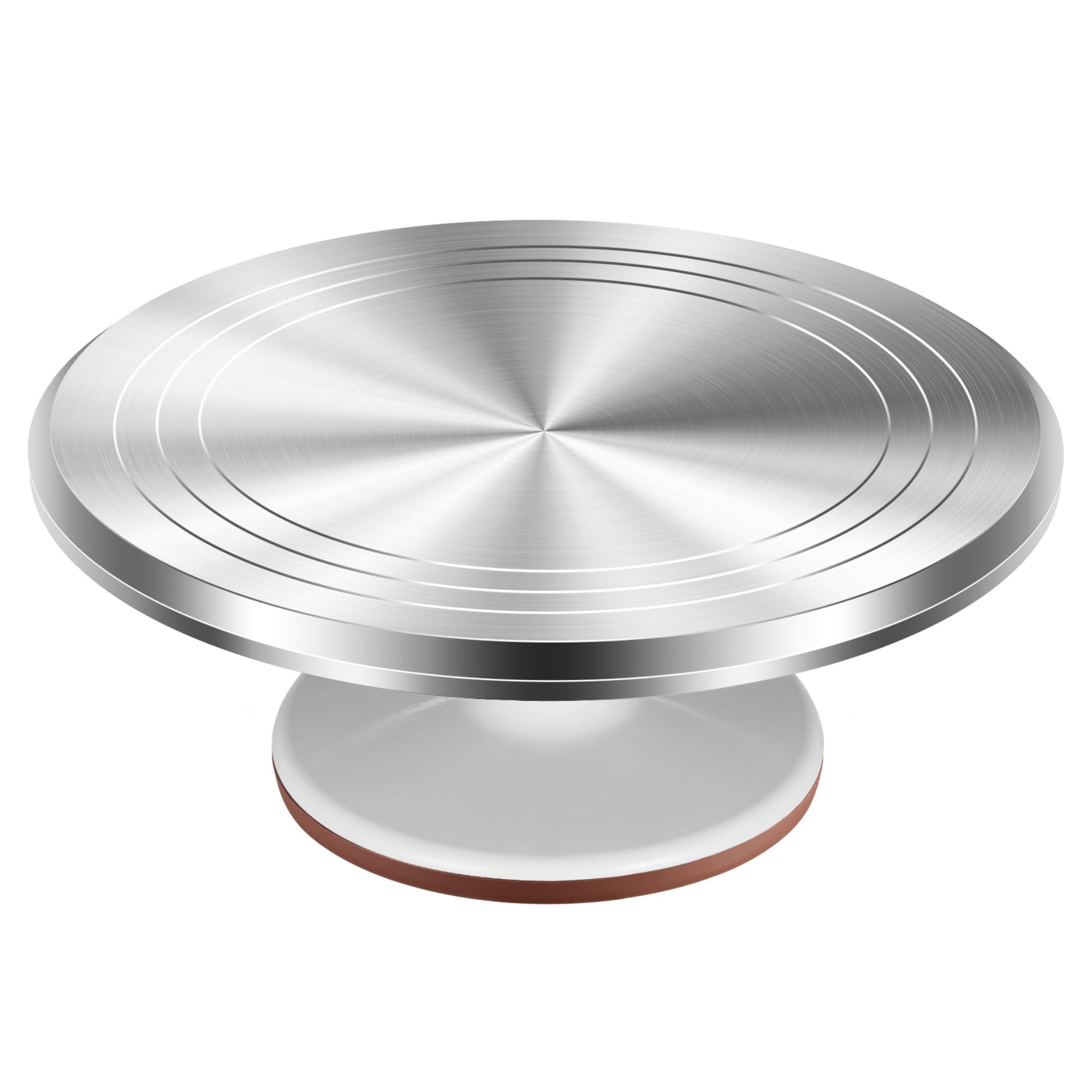 Kootek Aluminium-Kuchenständer, Drehteller für Party, Base Giratoria Para Pastele | Robuste, glatte Drehung, rutschfest, 30,5 cm Kuchen-Spinner zum Dekorieren von Displays, Backzubehör für Anfänger und Profis