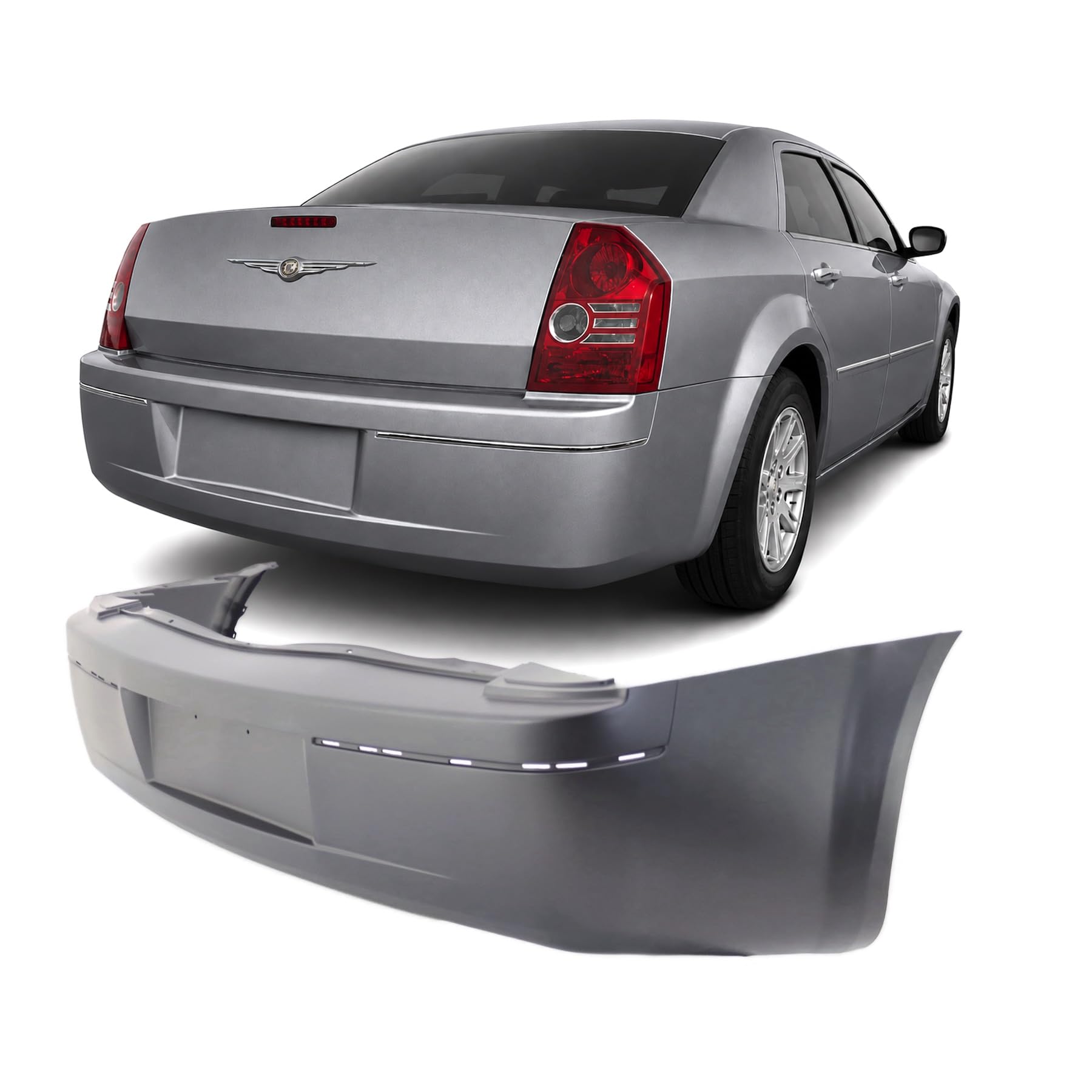 FitParts Compatible with Chrysler 300 2005–2010 Rear Bumper Cover