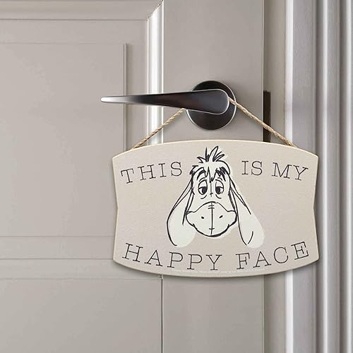 Vista 10 de Disney Mickey Mouse Do the Impossible - Decoración colgante de pared de madera - Divertido letrero de Mickey Mouse con cita de Walt Disney rojo/negro