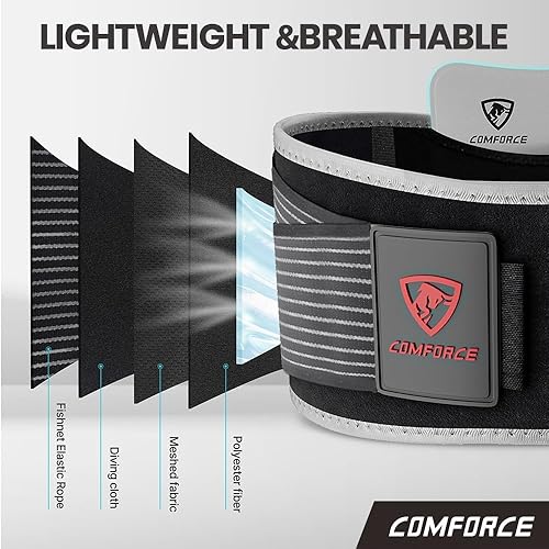 Miniatura 5 de Cinturón sacroilíaco para mujer para aliviar el dolor de espalda baja, soporte de cadera ajustable con bolsa de hielo, cinturón de cadera SI para