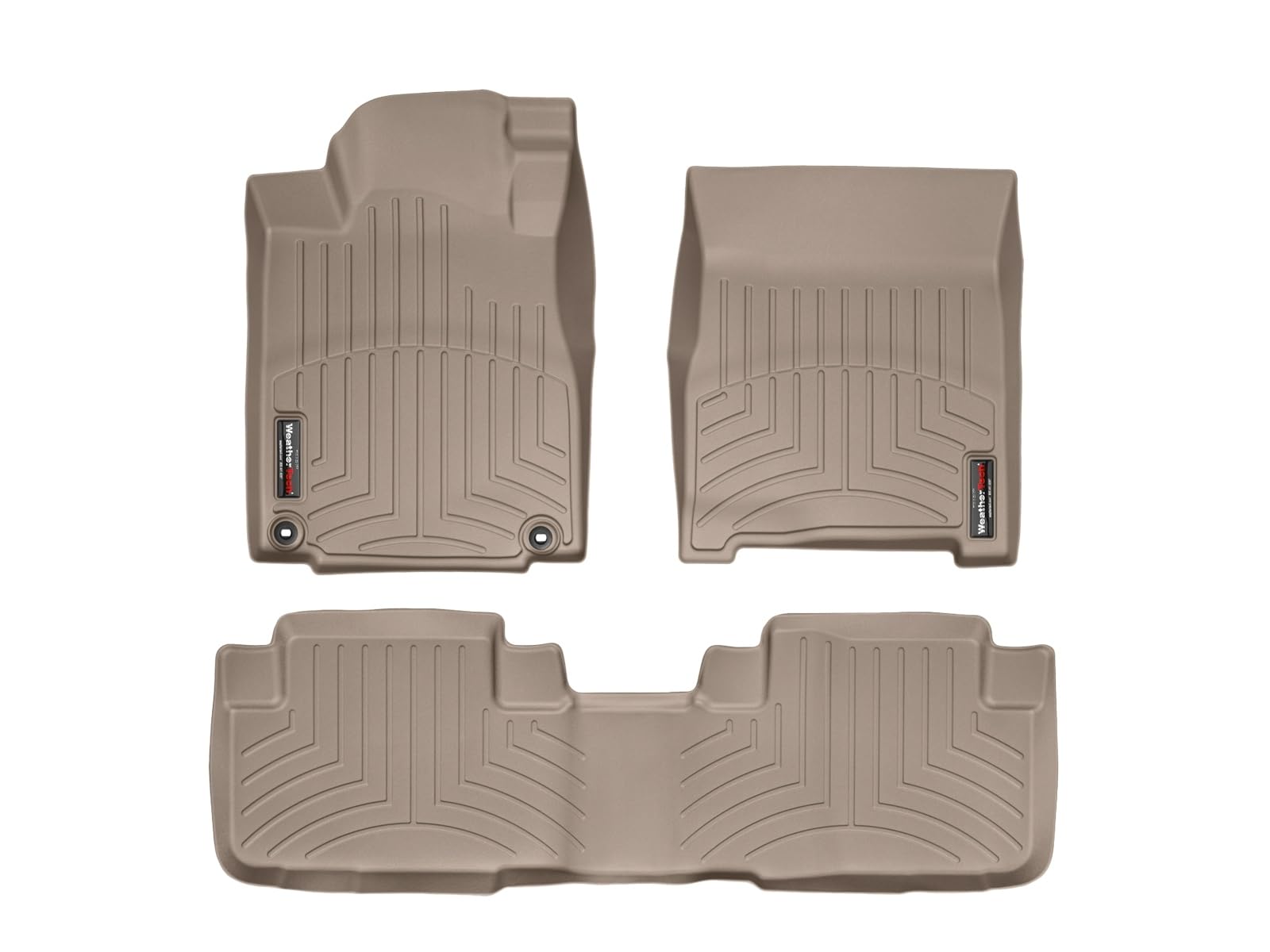 WeatherTech Custom Fit FloorLiners for Honda CR-V - 1st 2nd Row 45402-1-2 Tan