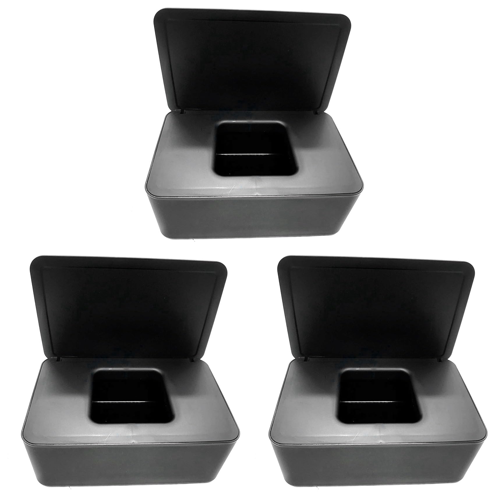 Hndhbfgrt 3X Wet Tissue Box with Lid, Pumping Box, Wet Tissue Box, Household Dustproof Desktop Sealed Wet Tissue Box Storage Box
