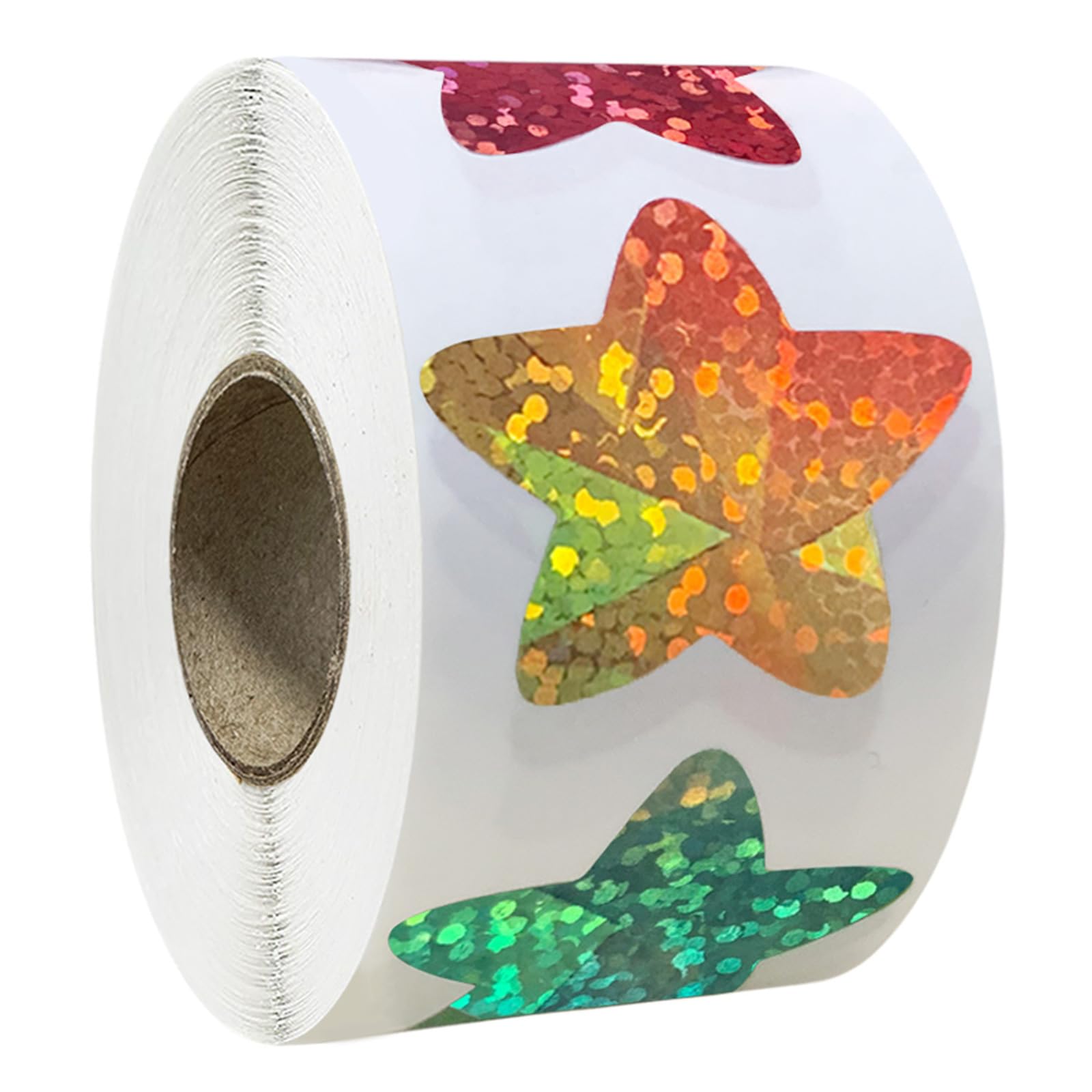 Tsophreniq 500Counts Star Shaped Sticker Adhesive Wrapping Labels Sticker for Journal Notebook Planner Scrapbooking Wrapping Removable Star Labels