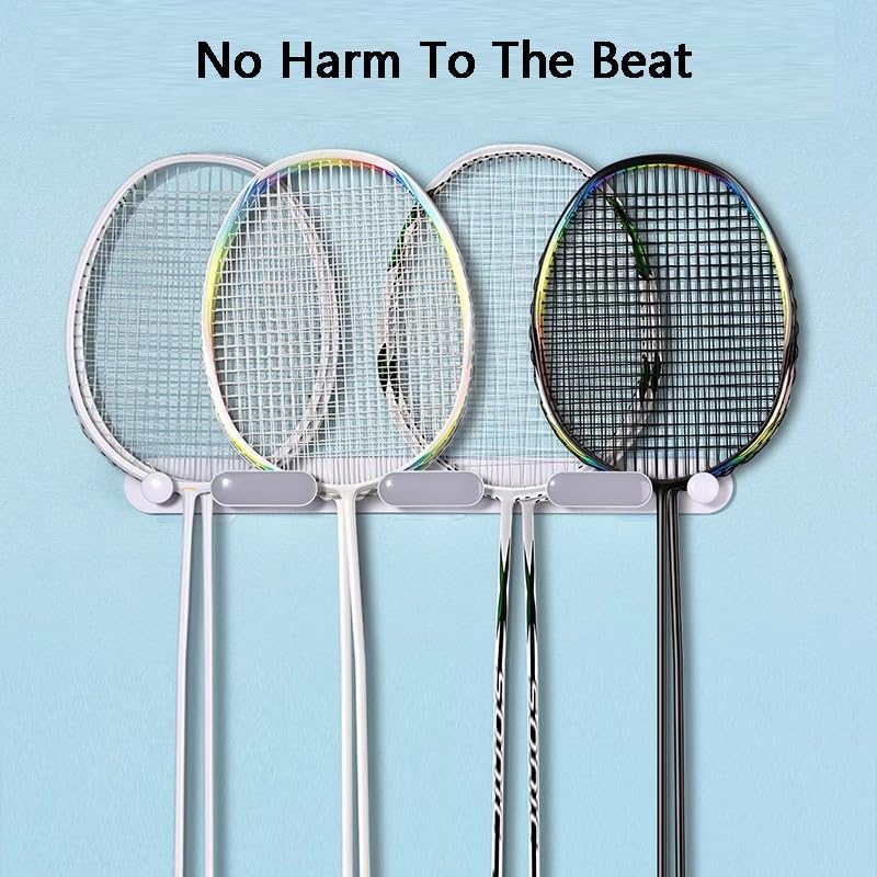 Badminton Racket Storage Holder Tennis Racket Storage Rack - Wall ...